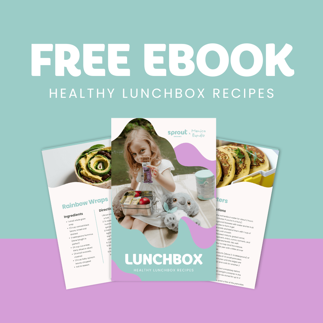 Healthy Lunchbox Recipe Ebook - Sprout Organic