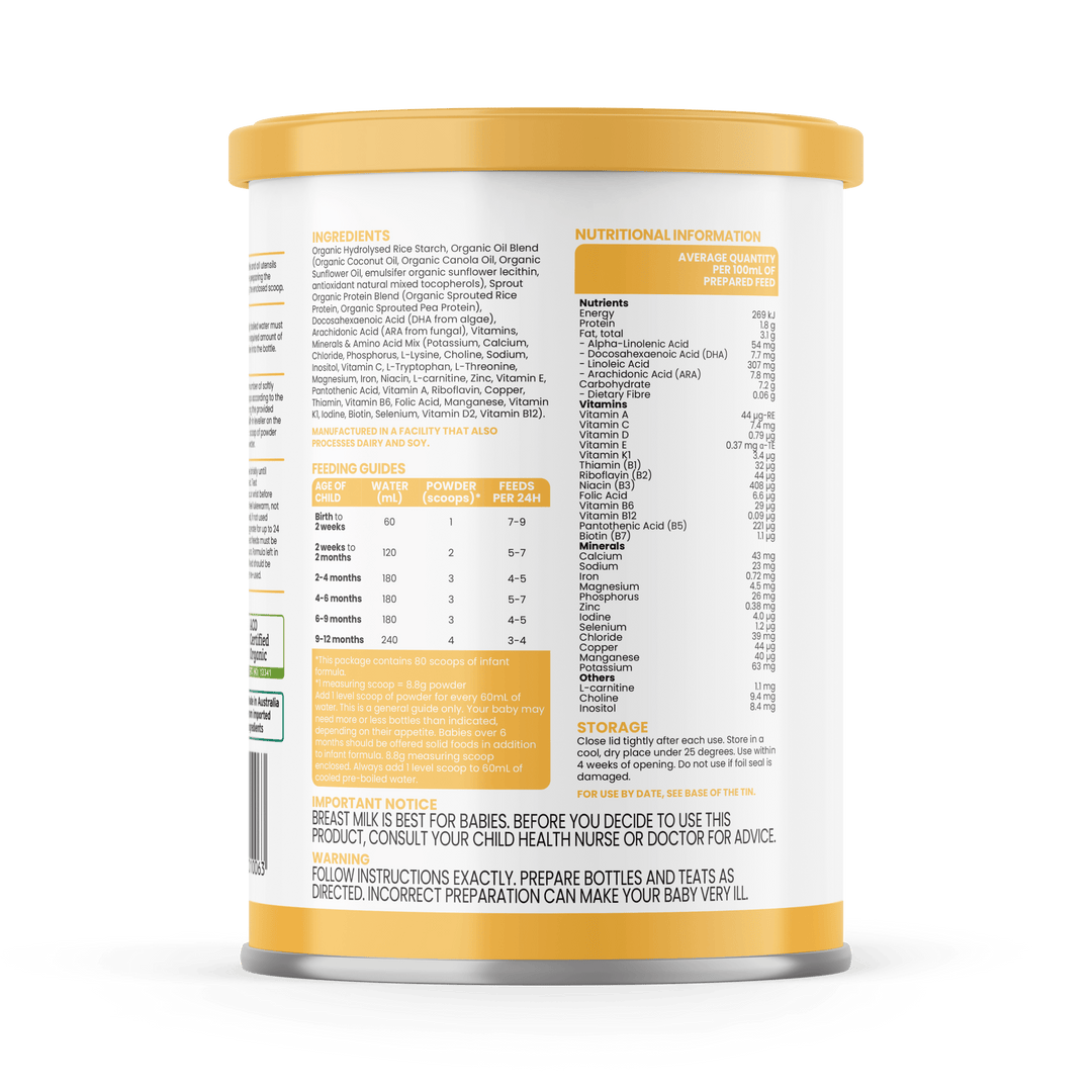 Infant Formula - Sprout Organic