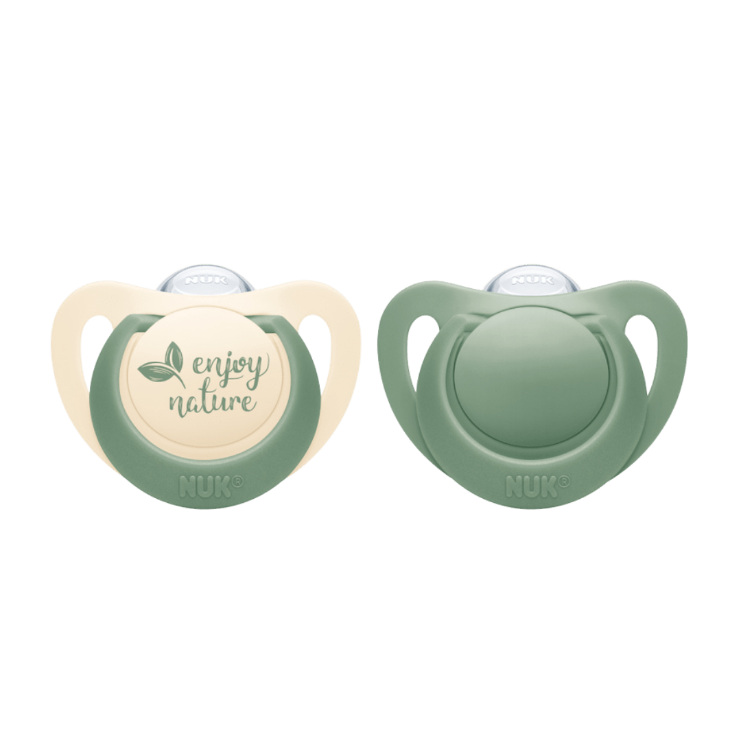 NUK for Nature Silicone Soothers 6 - 18m (Two Pack) - Sprout Organic