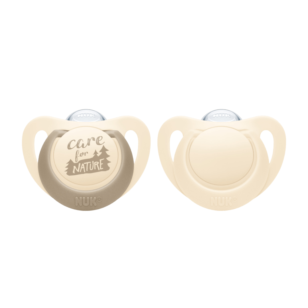 NUK for Nature Silicone Soothers 6 - 18m (Two Pack) - Sprout Organic