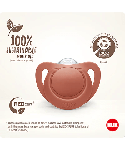 NUK for Nature Silicone Soothers (Two Pack) - Sprout Organic