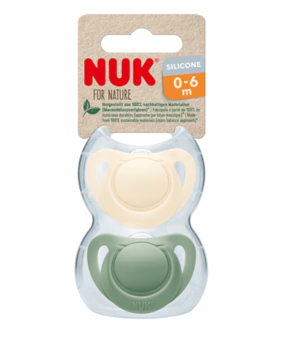 NUK for Nature Silicone Soothers (Two Pack) - Sprout Organic